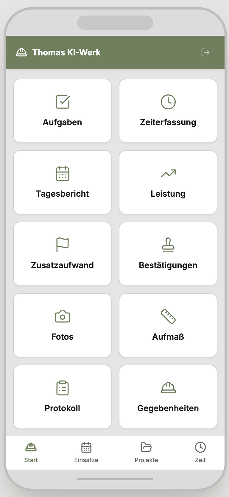 QAIRO Baustellen-App